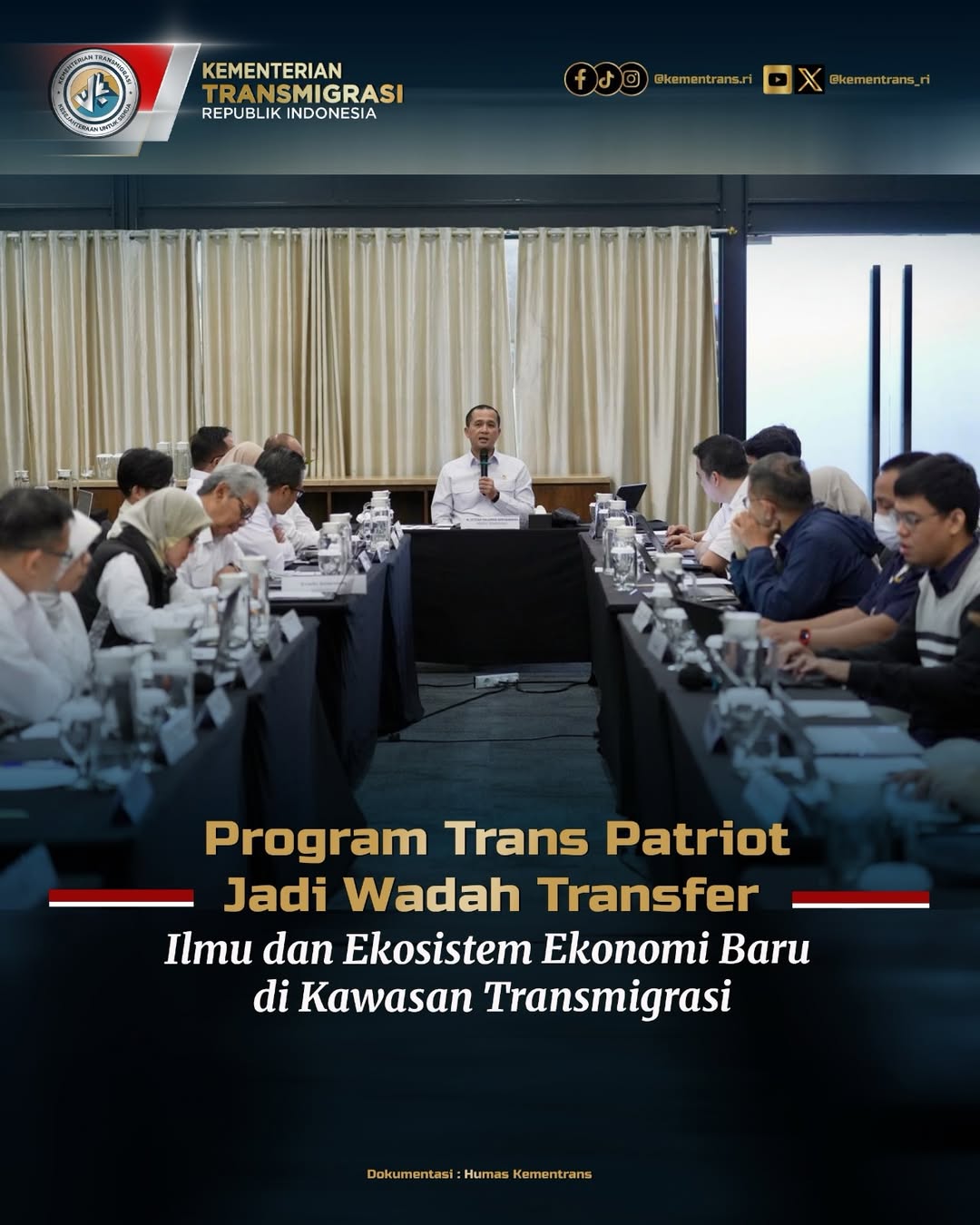 Foto: PROGRAM TRANS PATRIOT JADI WADAH TRANSFER ILMU DAN EKOSISTEM EKONOMI BARU DI KAWASAN TRANSMIGRASI