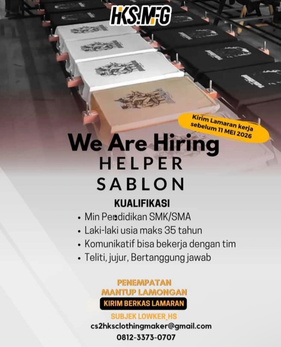 Foto: LOKER HKS.MFG