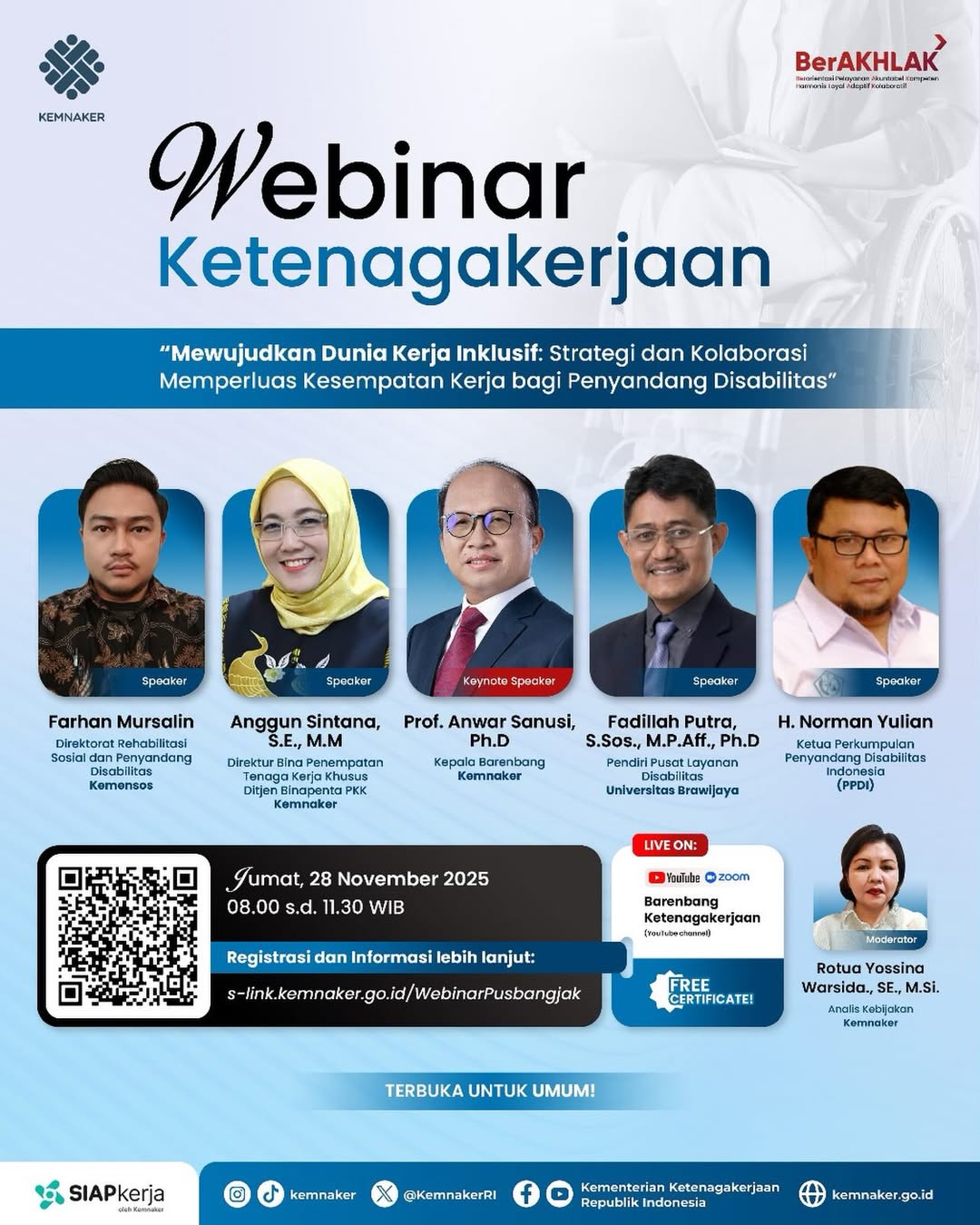 Foto: WEBINAR KETENAGAKERJAAN NOVEMBER 2025
