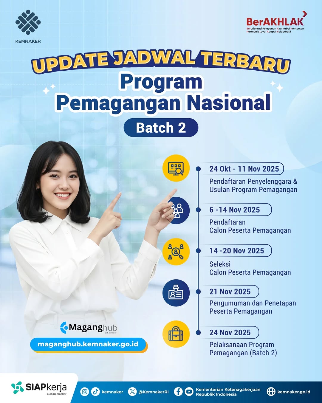 Foto: UPDATE JADWAL TERBARU PROGRAM PEMAGANGAN NASIONAL BATCH 2!