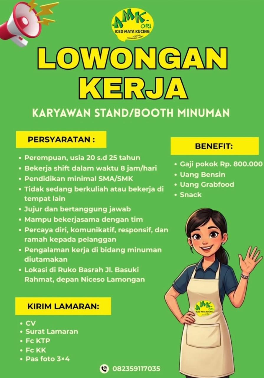 Foto: LOKER AIR MATA KUCING (AMK)