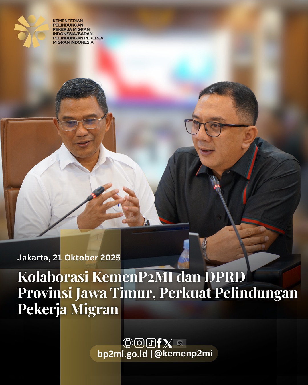 Foto: KOLABORASI KEMENP2MI DAN DPRD PROVINSI JAWA TIMUR, PERKUAT PELINDUNGAN PEKERJA MIGRAN