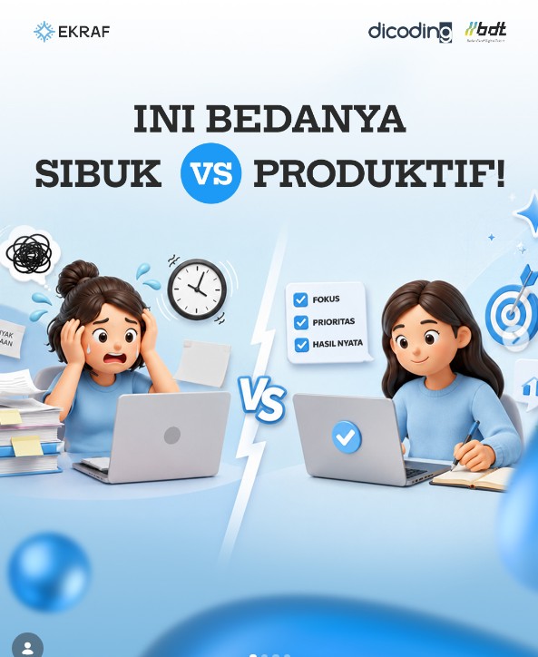 Foto: Udah tau bedanya sibuk dan produktif?