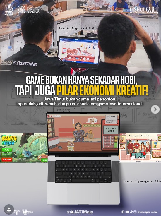 Foto: Game Bukan Hanya Sekedar Hobi Tapi Juga Pilar EKONOMI KREATIP