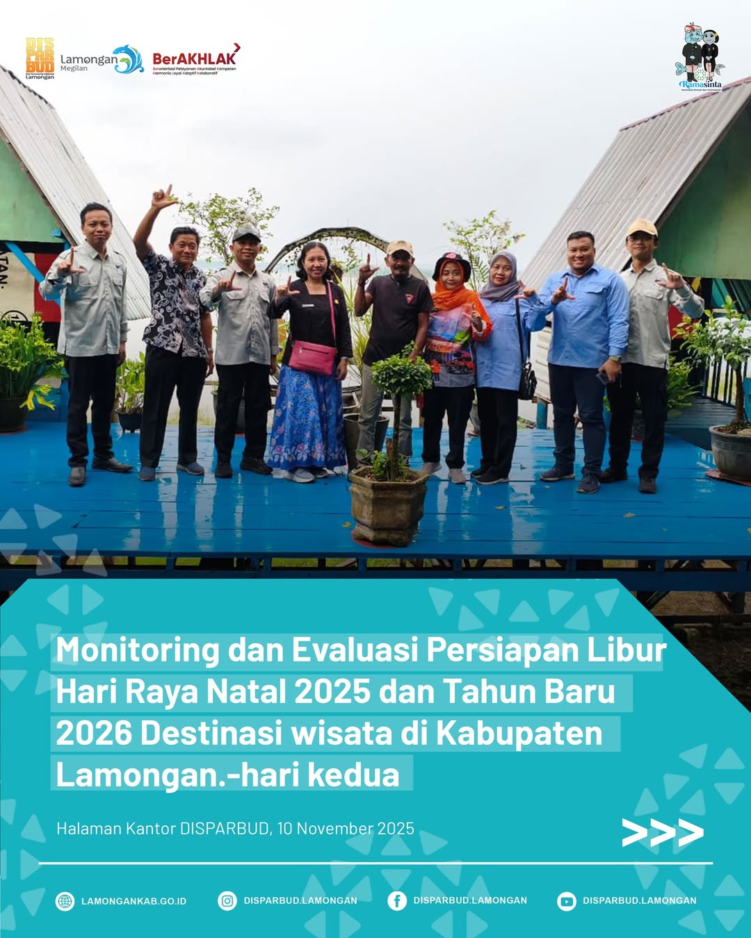 Foto: Monev Persiapan Libur Hari Raya Natal 2025 & Tahun Baru 2026 – Hari Kedua (Wilayah Lamongan Selatan)