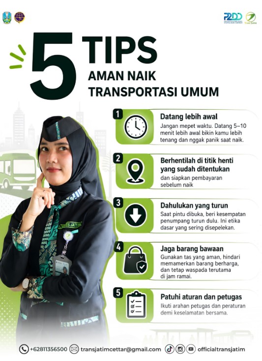 Foto: 5 TIPS AMAN NAIK TRANSPORTASI UMUM✨