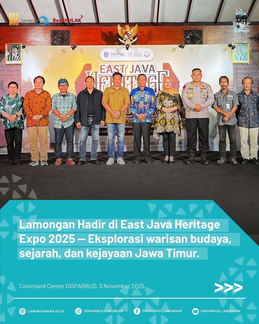 Foto: Lamongan Hadir di East Java Heritage Expo 2025