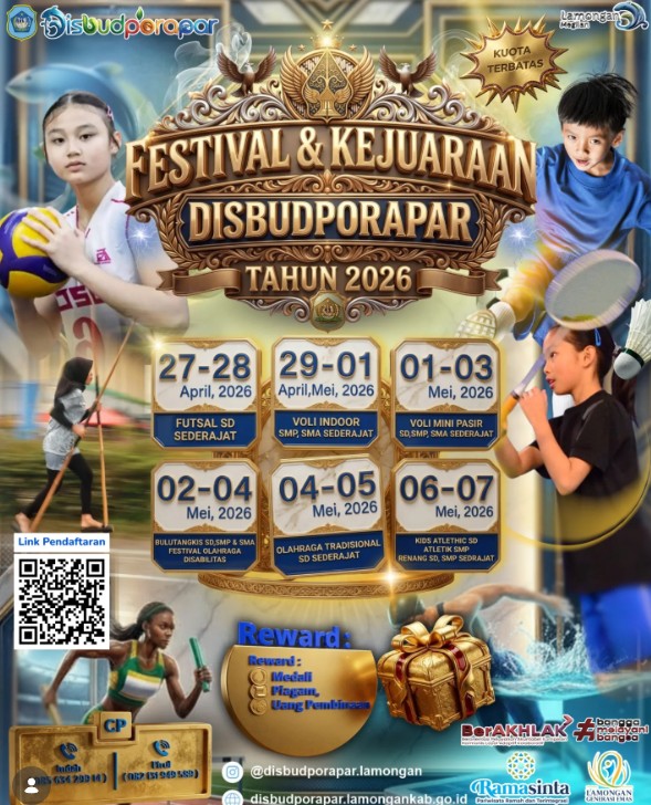 Foto: 🏆 FESTIVAL & KEJUARAAN DISBUDPORAPAR 2026