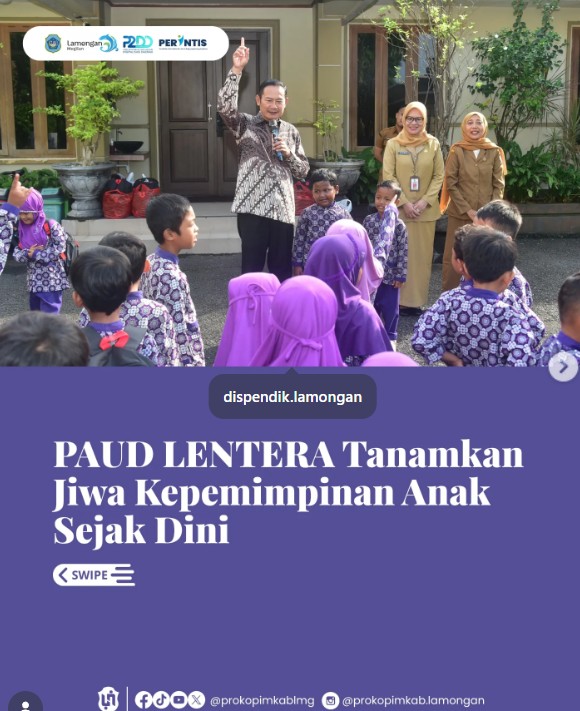 Foto: PAUD LENTERA Tanamkan Jiwa Kepemimpinan Anak Sejak Dini