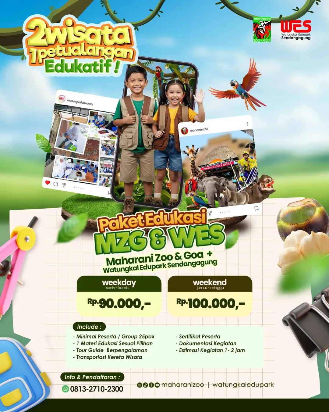 Foto: Liburan Sekaligus Belajar? Kenapa Nggak