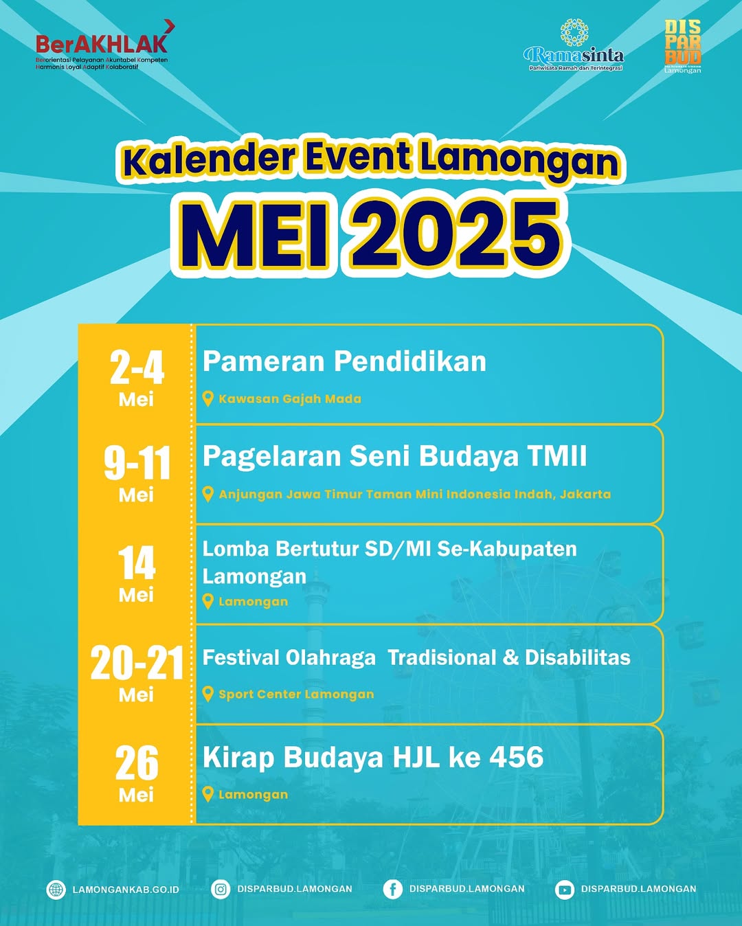 Kalender Event Mei 2025