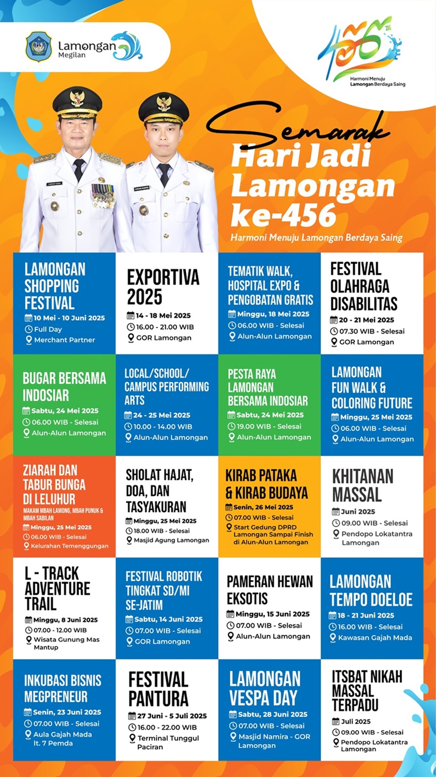Semarak Hari Jadi Lamongan ke-456