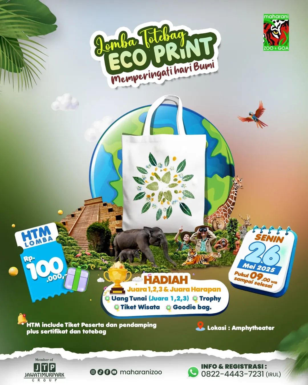 LOMBA TOTEBAG ECOPRINT - HARI BUMI 202