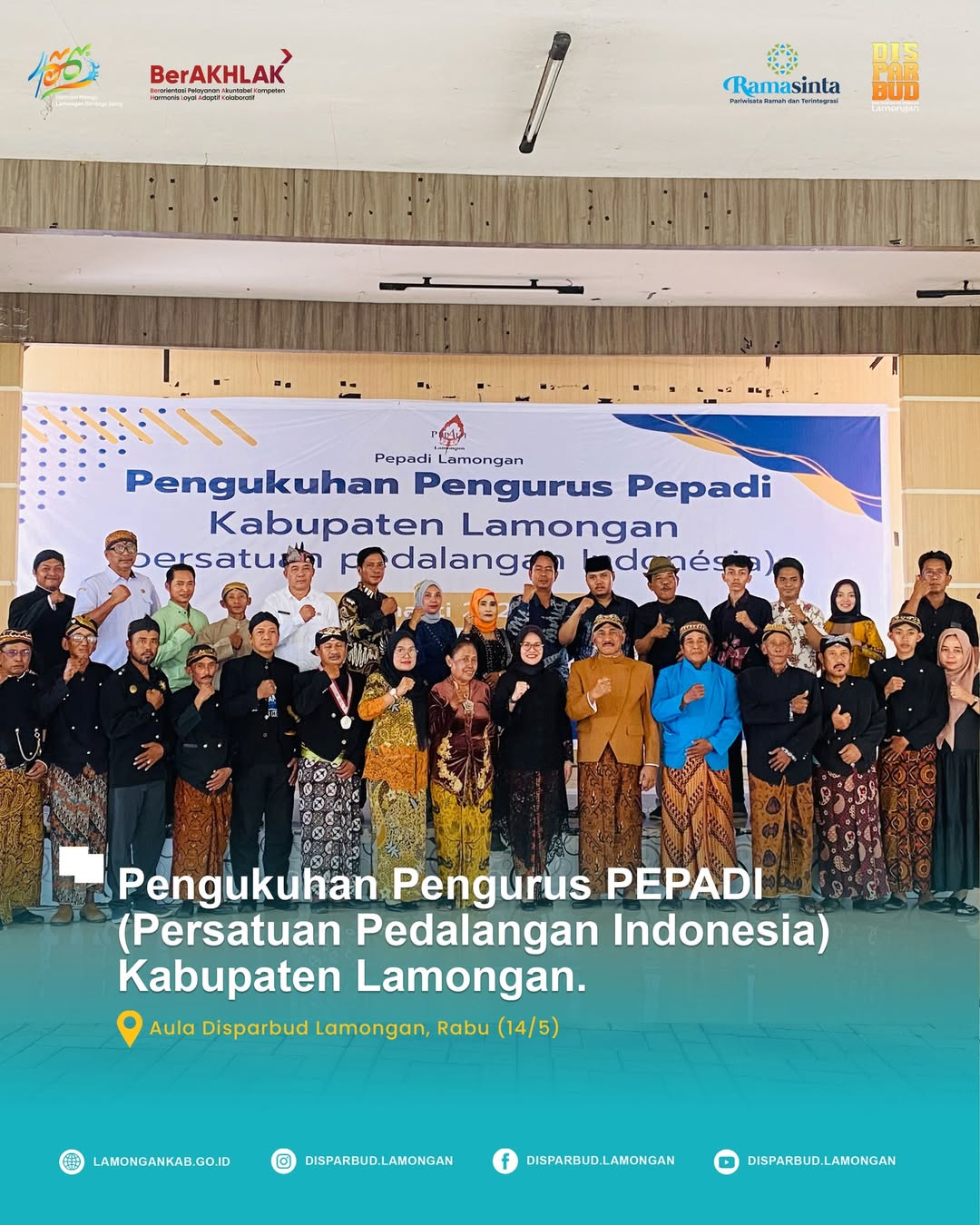 Pengukuhan Pengurus PEPADI Kabupaten Lamongan