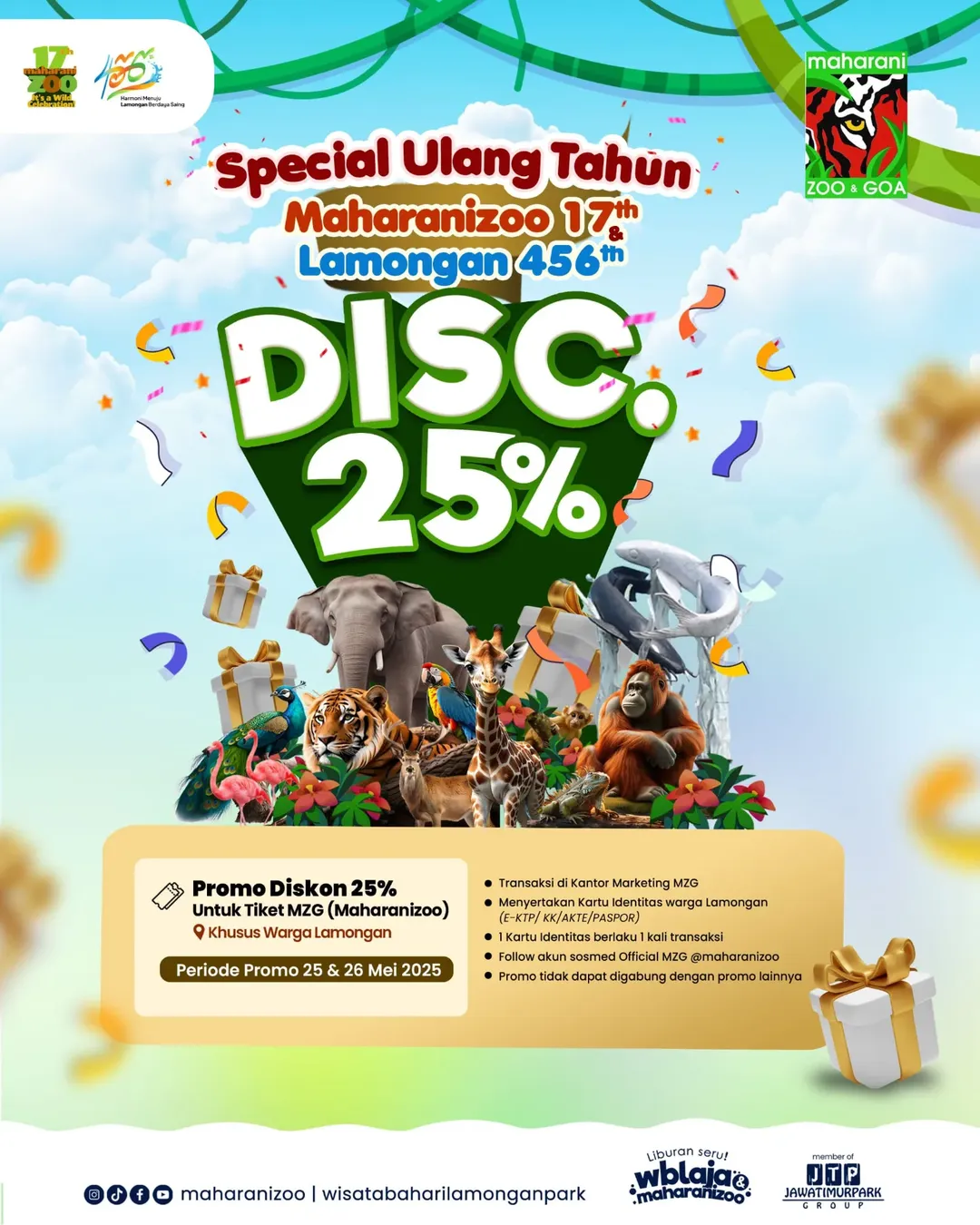 DISKON 25% khusus pemilik KTP Lamongan