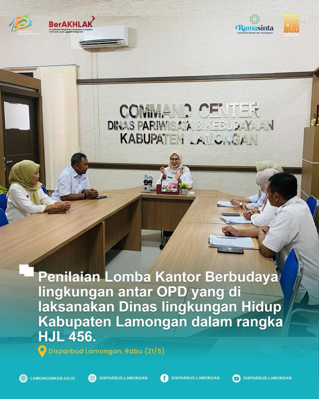 Penilaian Lomba Kantor Berbudaya Lingkungan antar OPD