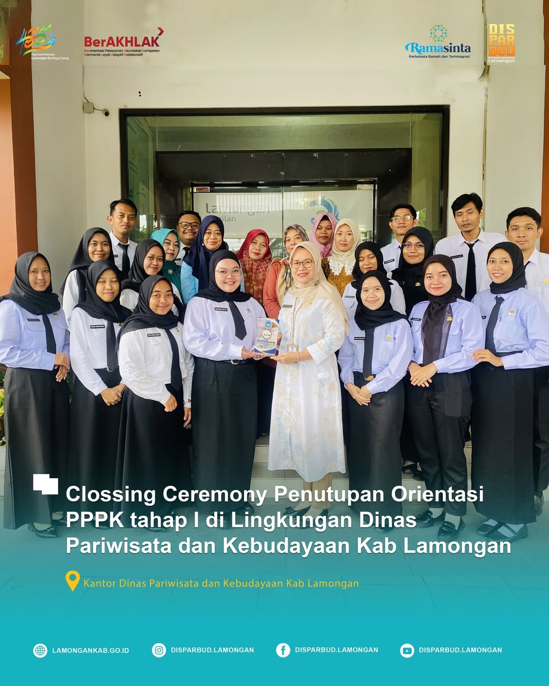 Closing Ceremony Orientasi CPNS dan PPPK Tahap I di lingkungan Dinas Pariwisata dan Kebudayaan