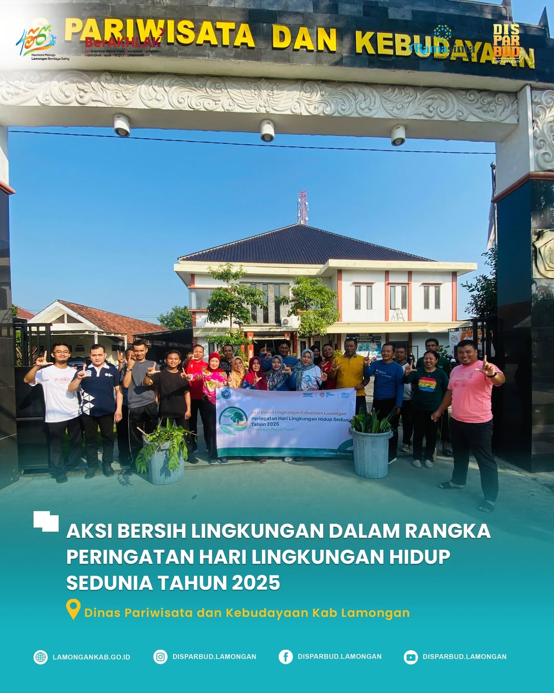 Aksi Bersih Lingkungan Dalam Rangka Memperingati Hari Lingkungan Hidup Sedunia