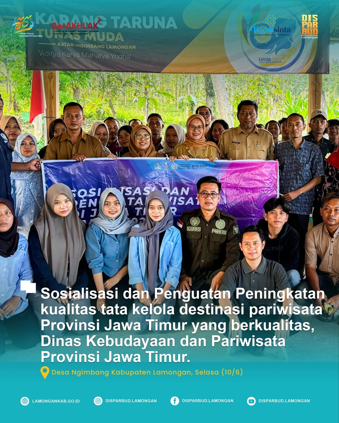 Sosialisasi dan Penguatan Kualitas Tata Kelola Destinasi Wisata