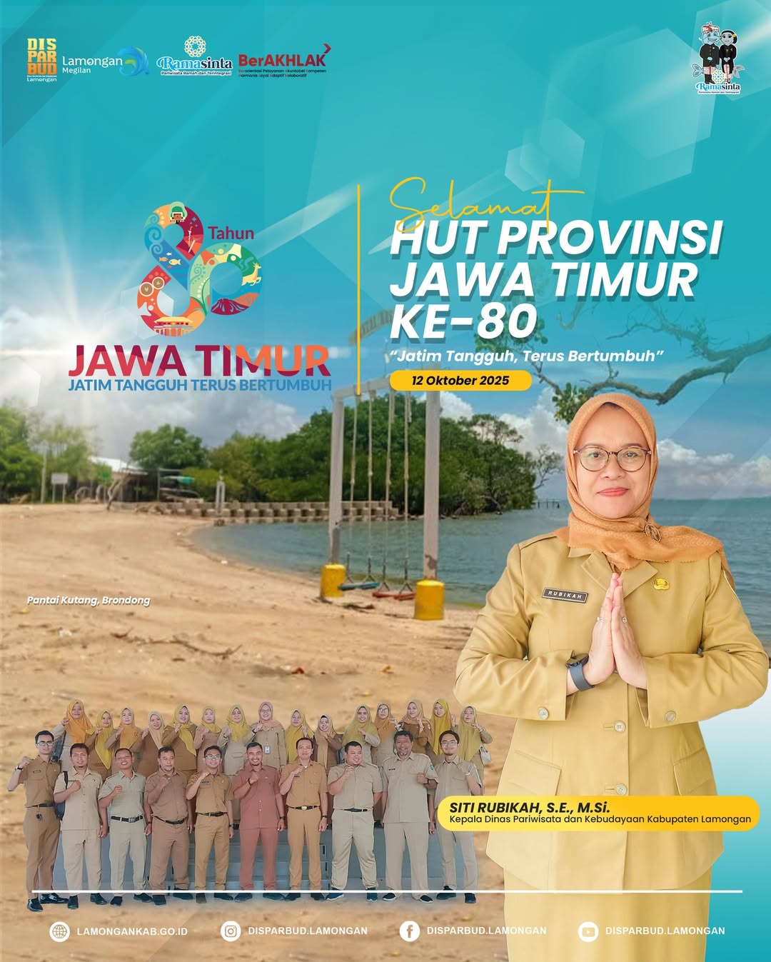 Foto: Selamat Hari Jadi ke-80 Provinsi Jawa Timur