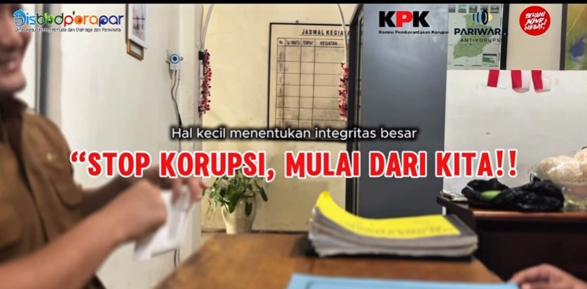Foto: 🎬 Disbudporapar Tolak Korupsi, Junjung Sportivitas ✨