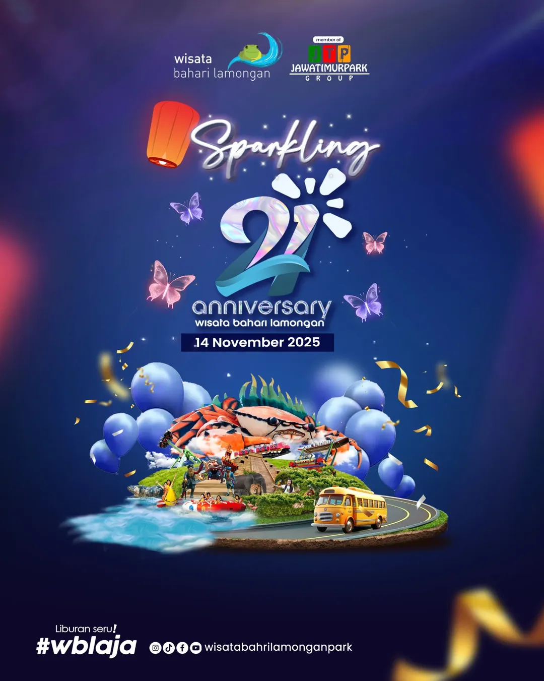 Foto: Sparkling 21st Anniversary Wisata Bahari Lamongan