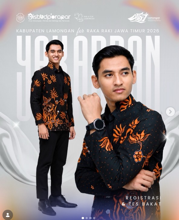 Foto: Hallo Cah! ✨ Pada tanggal 7 Mei 2026, perwakilan Yak & Yuk Lamongan hadir mengikuti rangkaian Registrasi & Tes Bakat Raka Raki Jawa Timur 2026