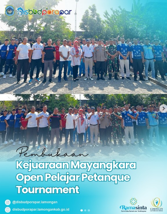 Foto: ✨ Pembukaan Kejuaraan “Mayangkara Open Pelajar Petanque Tournament”✨