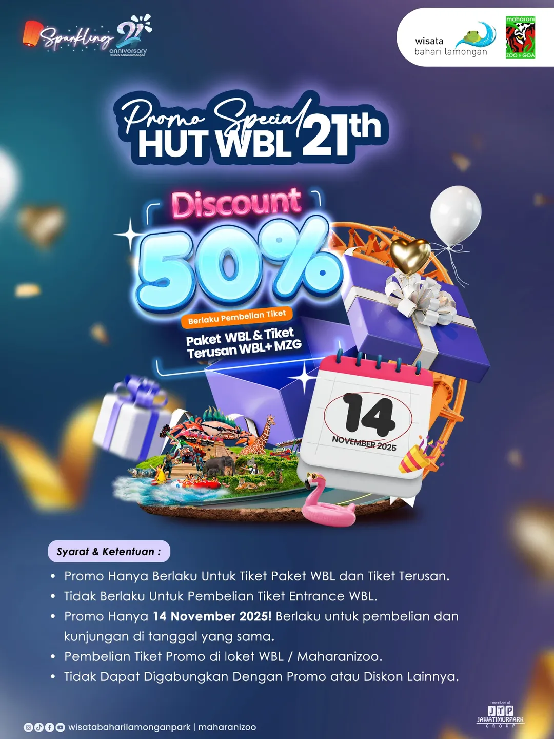Foto: Promo Spesial HUT WBL ke-21