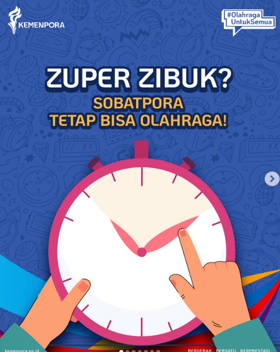 Foto: Aktivitas padat bukan alasan untuk berhenti bergerak.