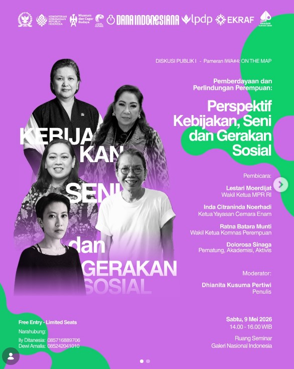 Foto: Diskusi publik Indonesian Women Artists #4: On the Map