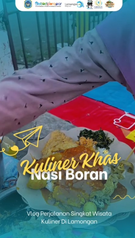 Foto: Kerja numpuk, jam makan mepet, perut udah nggak bisa diajak kompromi 😮‍💨 Solusinya? Nasi boran khas Lamongan 🍚