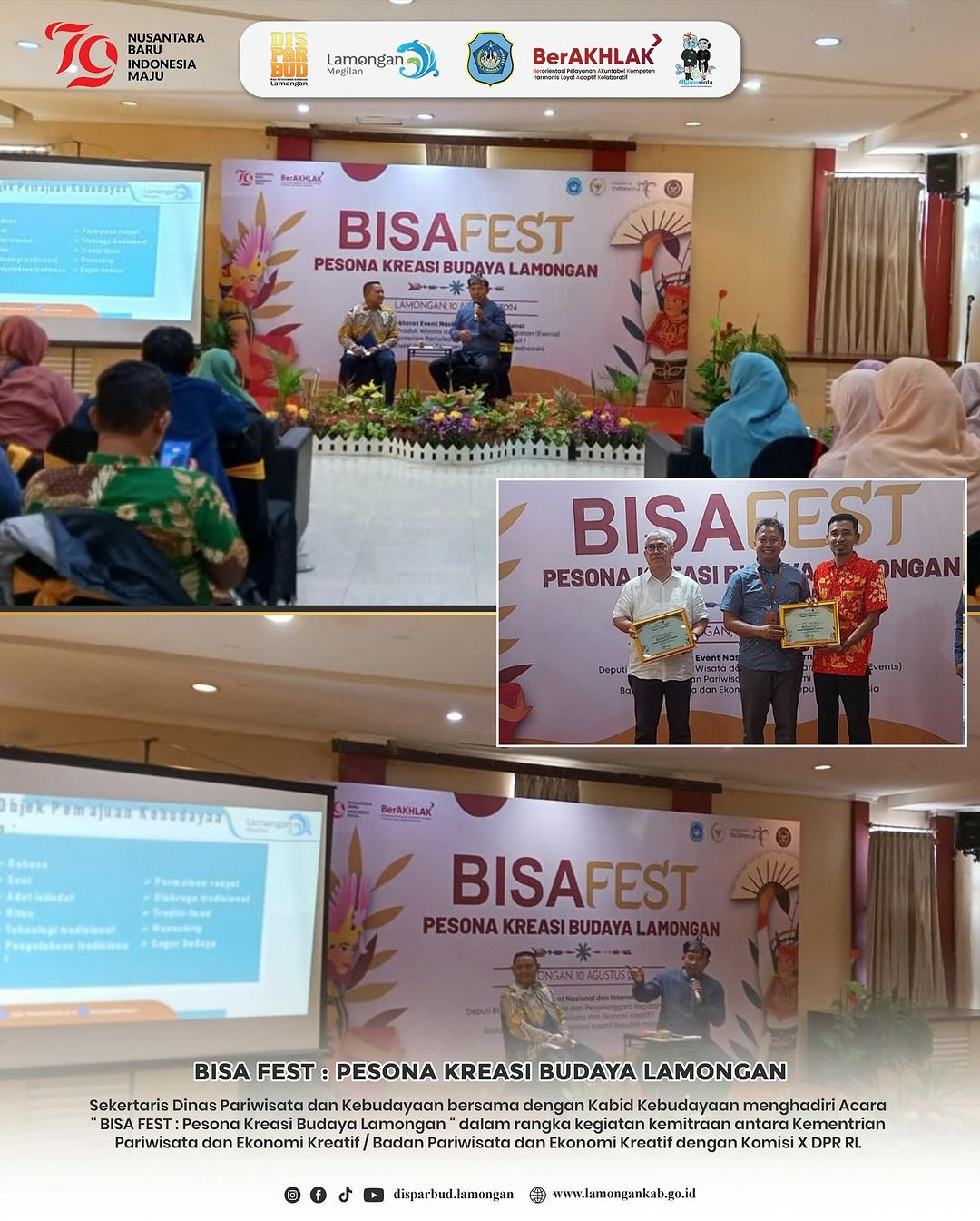 Bisa Fest “ Pesona Kreasi Budaya Lamongan “