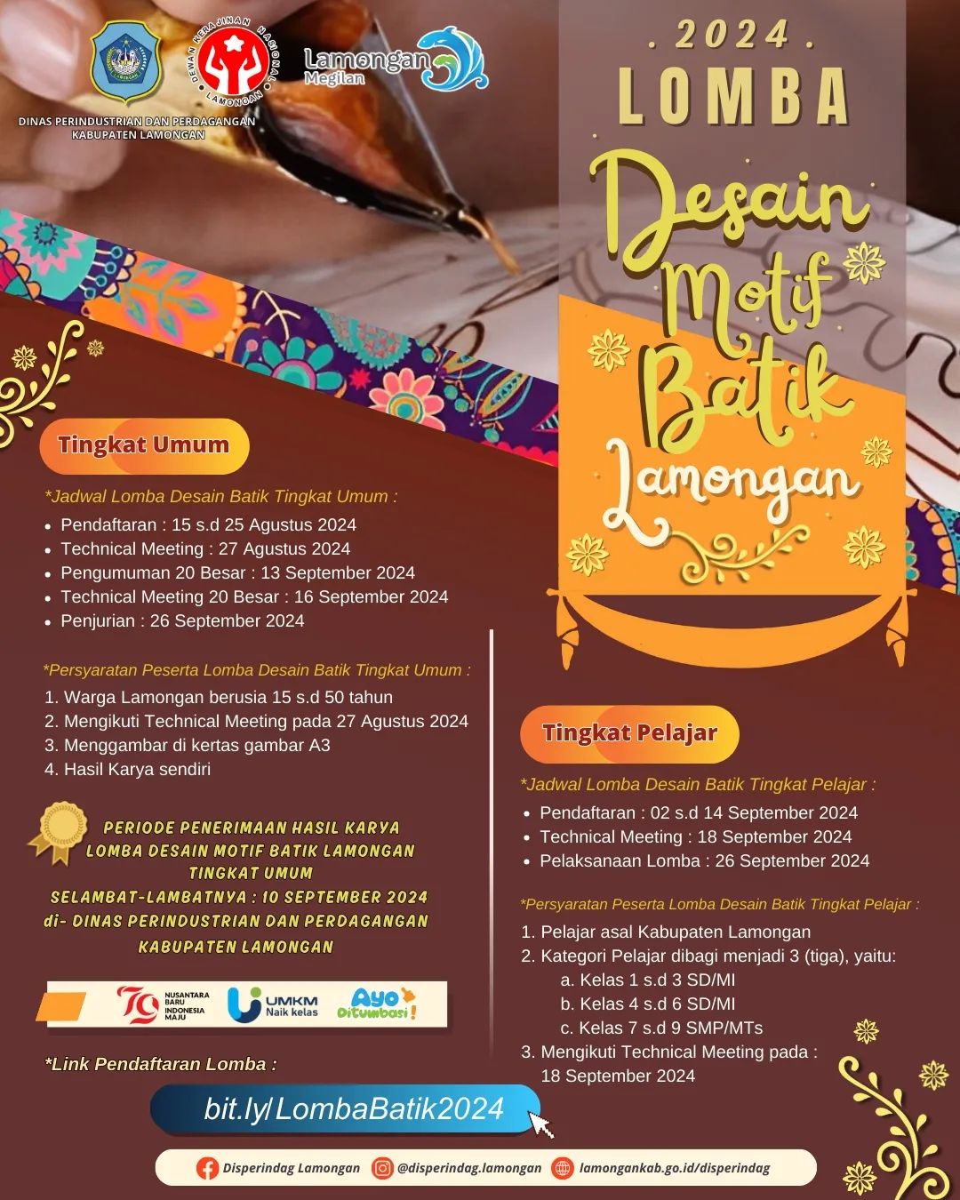 Lomba Desain Motif Batik Lamongan