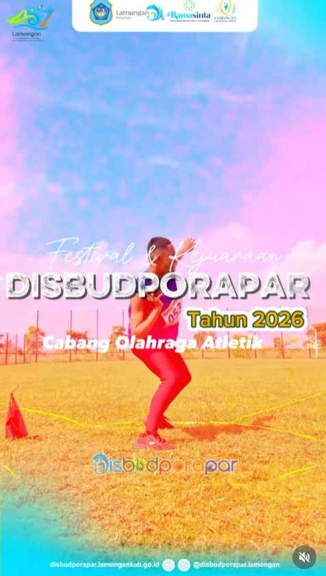 Foto: 🏃‍♂️ Festival dan Kejuaraan Atletik Disbudporapar 2026 🏅
