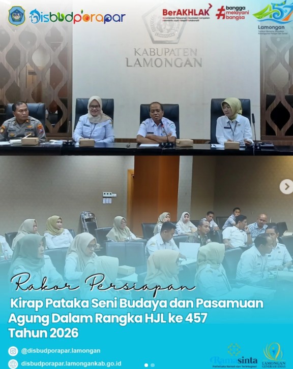 Foto: Persiapan Menuju Hari Jadi Lamongan (HJL) ke-457! 🥳✨