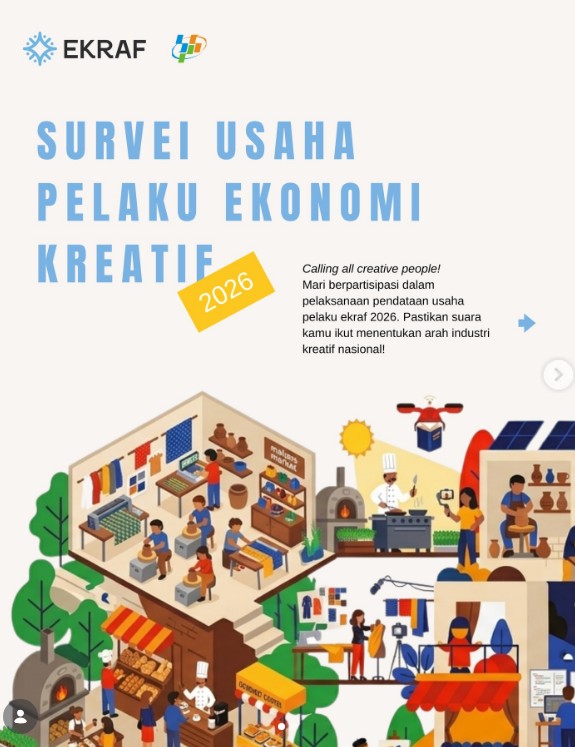 Foto: Survei Usaha Pelaku Ekonomi Kreatif 2026