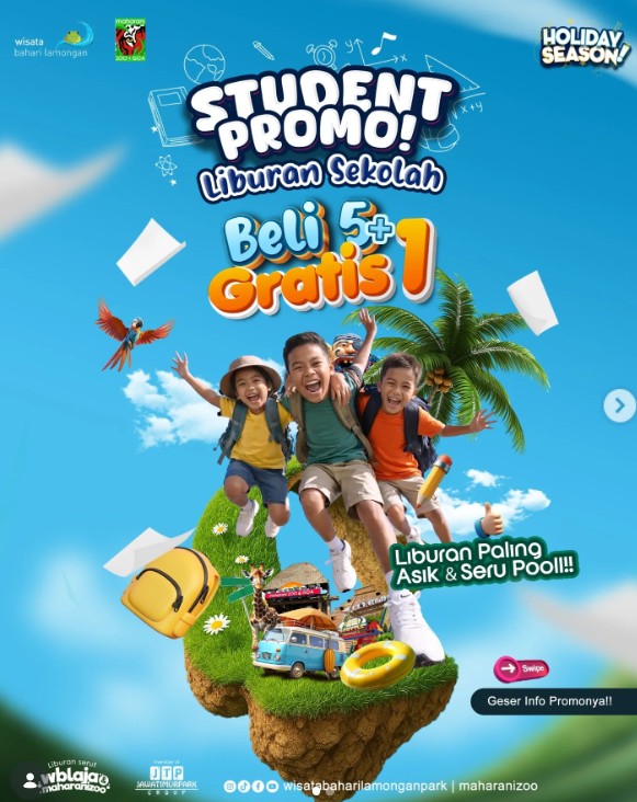 Foto: 🎒✨ STUDENT PROMO – Liburan Sekolah!