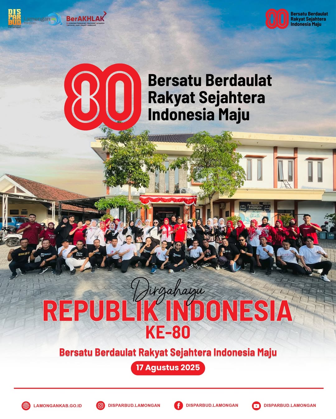 Foto: Dirgahayu Republik Indonesia k-80