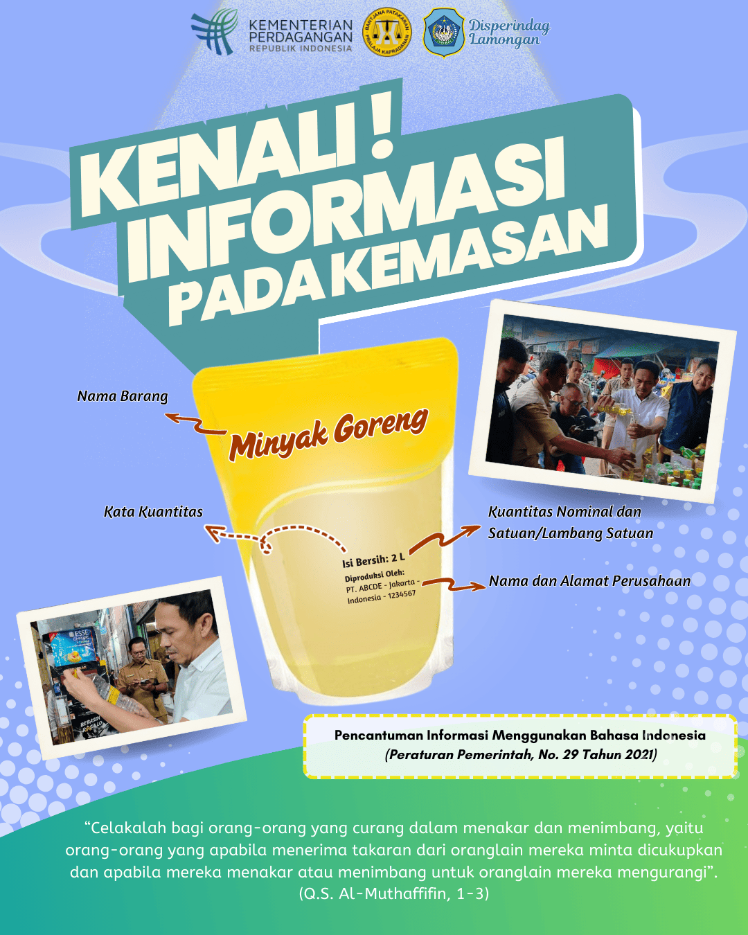 Cek Informasi di Kemasan Minyak Gorengmu