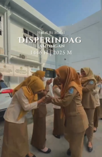 Halal Bihalal Keluarga Besar Disperindag Lamongan 1446 H