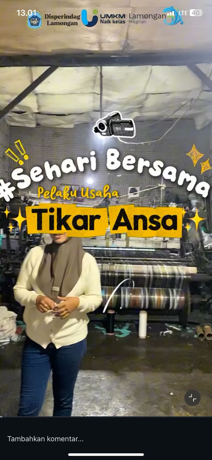 Foto: #SehariBersama Pelaku Usaha Tikar Ansa