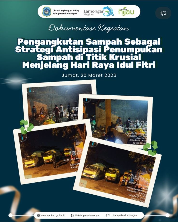 Pengangkutan Sampah sebagai Strategi Antisipasi Penumpukan Sampah di Titik Krusial Menjelang Hari Raya Idul Fitri