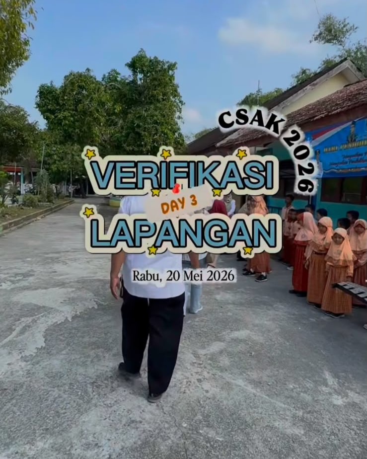 Foto: Verifikasi Lapangan Calon Sekolah Adiwiyata Kabupaten (CSAK) Tahun 2026