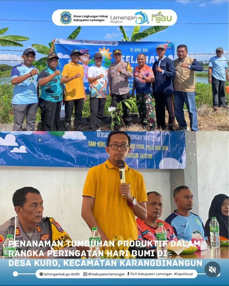 Foto: Penanaman Tumbuhan Produktif dalam Rangka Peringatan Hari Bumi di Desa Kuro, Kecamatan Karangbinangun