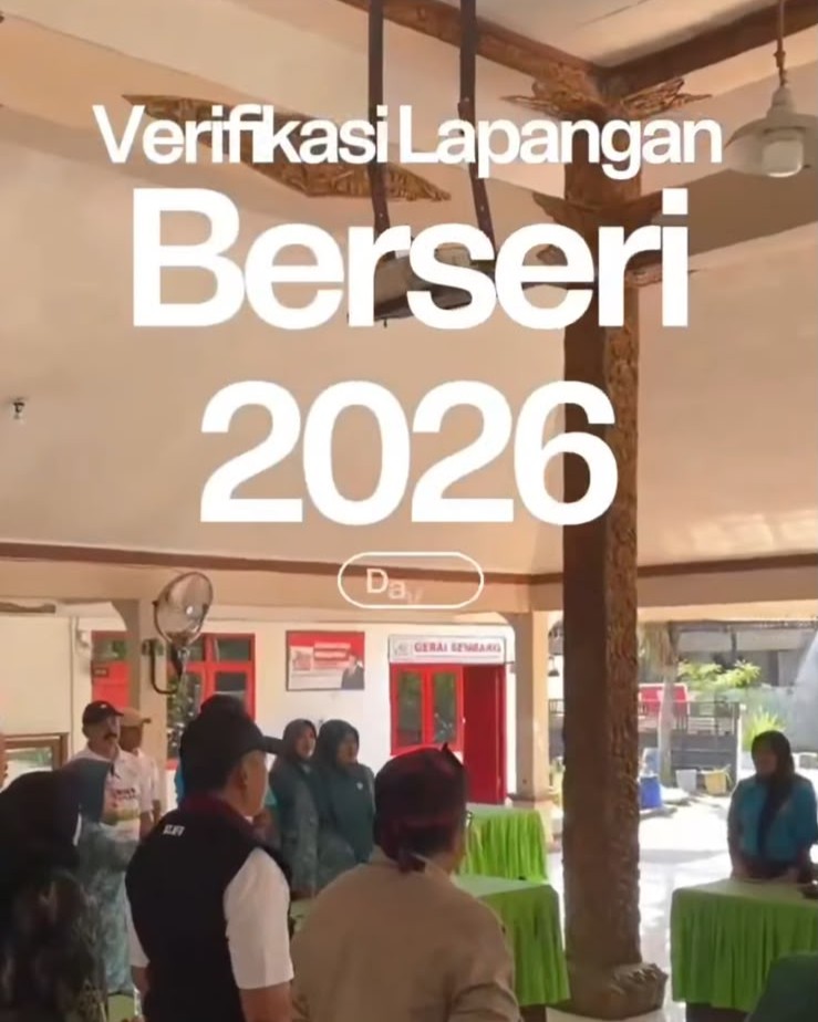 Foto: Verifikasi Lapangan Program Desa/Kelurahan Berseri Provinsi Jawa Timur 2026