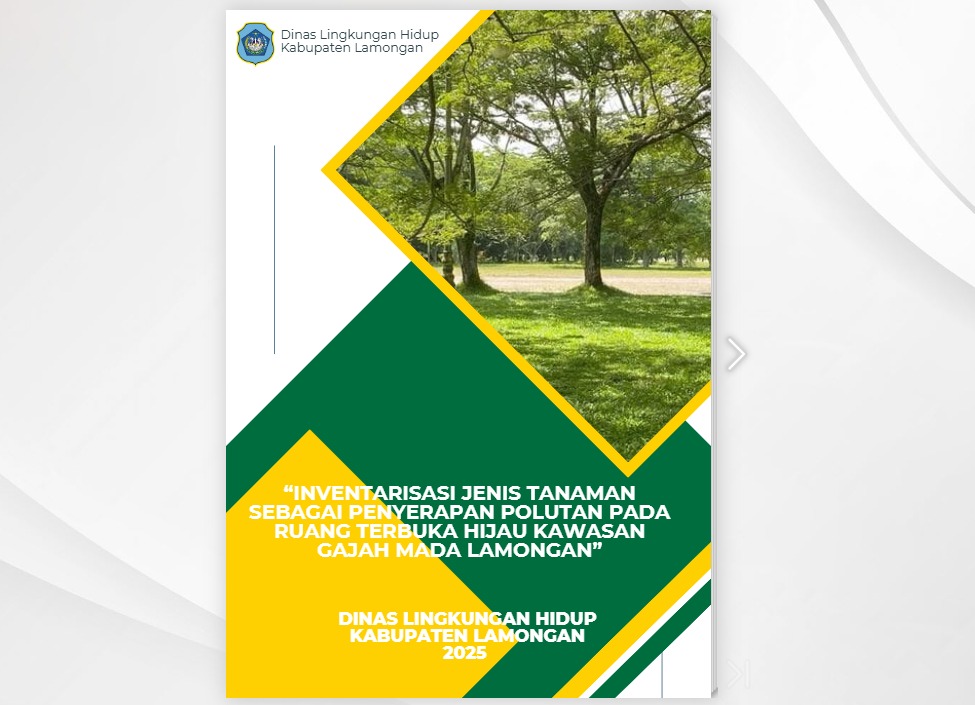 Foto: INVENTARISASI JENIS TANAMAN PENYERAP POLUTAN DI RUANG TERBUKA HIJAU KAWASAN GAJAH MADA LAMONGAN