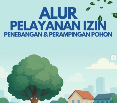 Foto: Alur Pelayanan izin penebangan & perampingan pohon