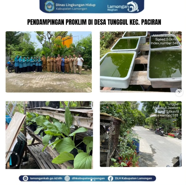 Pendampingan PROKLIM di Desa Sumbersari Kecamatan Sambeng dan Desa Tunggul Kecamatan Paciran