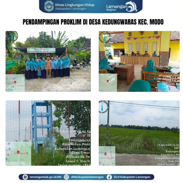 Pendampingan Proklim di Desa Kedungwaras Kecamatan Modo